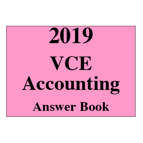 2019 Kilbaha VCE Accounting Trial Examination