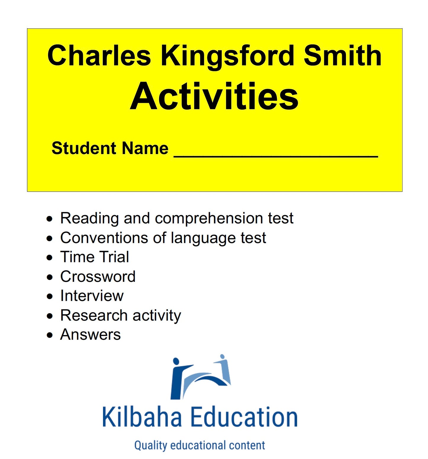 Charles Kingsford Smith: A Short Biography with Student Activities