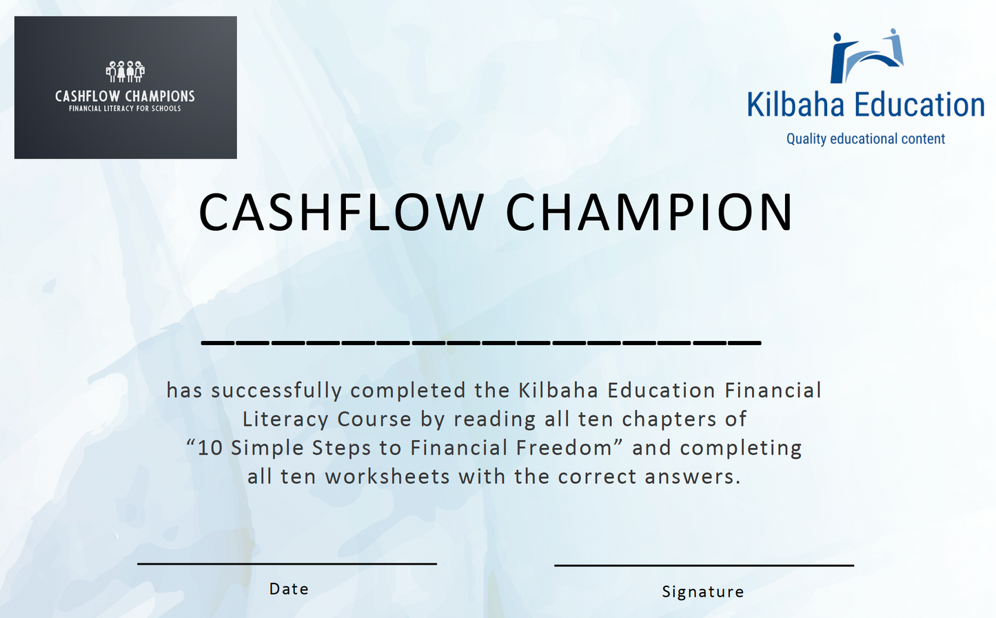 Cashflow Champions