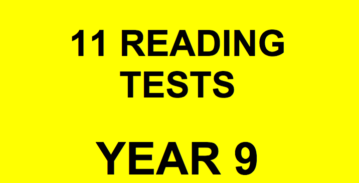 NAPLAN Test Bundle Reading Year 9