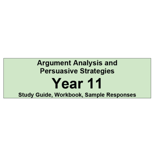 Argument Analysis and Persuasive Strategies Year 11