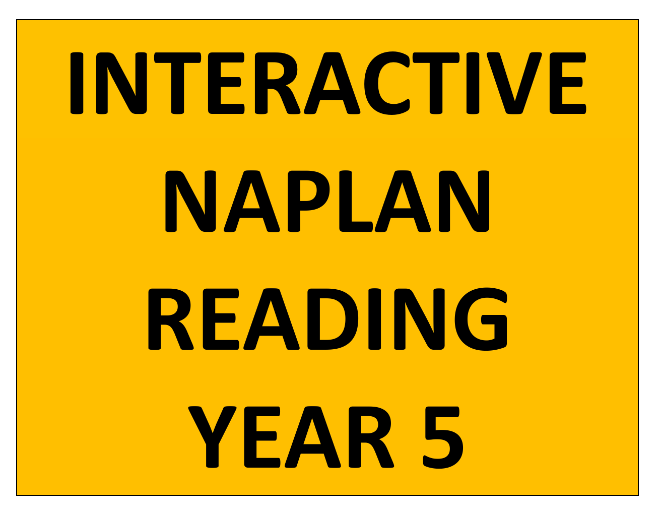 NAPLAN Interactive Reading Year 5