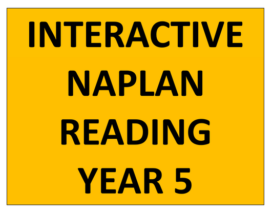 NAPLAN Interactive Reading Year 5