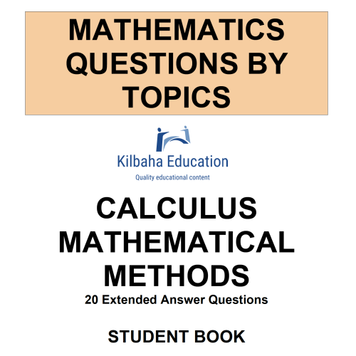 MQBT1 - Calculus Maths Methods - 20 Extended Answer Questions