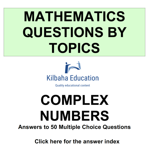 MQBT2 - Complex Numbers - 50 Multiple Choice Questions