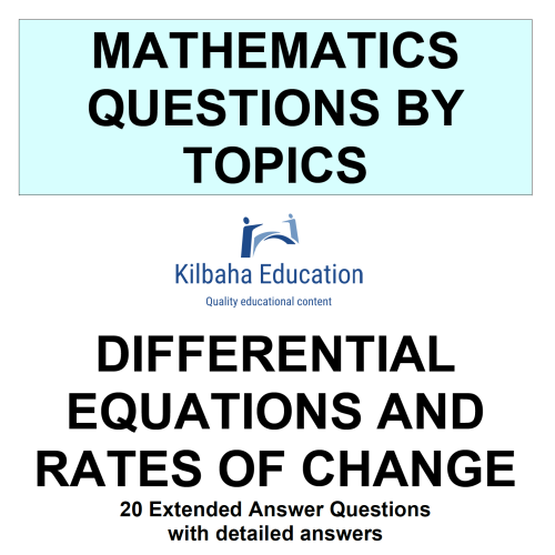 MQBT4 - Differential Equations - 20 Extended Answer Questions