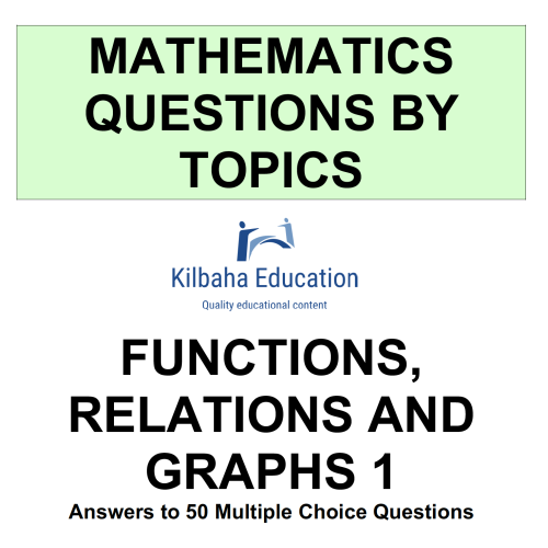 MQBT6 - Functions and Relations 1 - 50 Multiple Choice Questions
