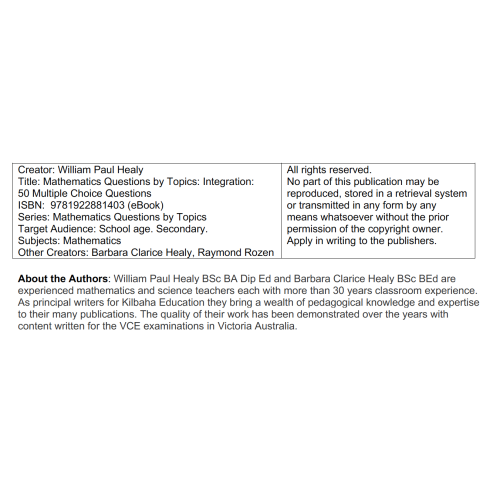 MQBT9 - Integration - 50 Multiple Choice Questions