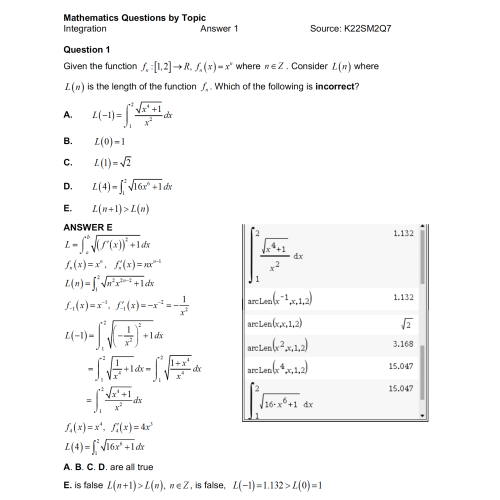 MQBT9 - Integration - 50 Multiple Choice Questions