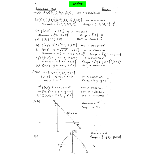 Legacy Pure Mathematics - Detailed Answers