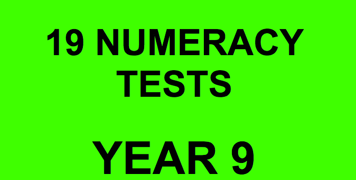 NAPLAN Bundle Numeracy Year 9